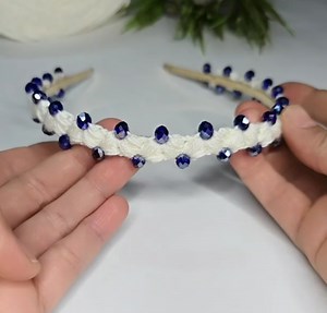 111K views · 1.2K reactions | Wow so easy and fast crochet hair band tutorial with crystals   #Angel_crochet_the_best #tutorial #explore #knitting #crochet | Angel crochet | Facebook