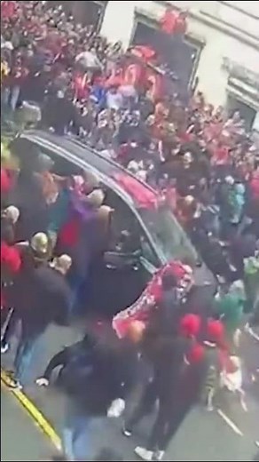 Hero Liverpool fans pull driver from after parade horror