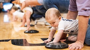 A father and son's first race at the Memphis Grizzlies' Infie 500 Diaper Derby | Giannotto