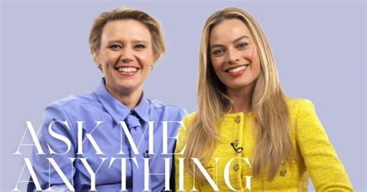 ‘Barbie' Stars Margot Robbie & Kate McKinnon Describe BIG KEN ENERGY | Ask Me Anything | ELLE