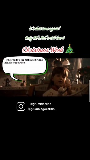 Its time again! Back with another Christmas classic from the 80's. Let us know if you like the knew format! #grumblesgoes80s #grumblethealien #grumblegearshop #80smovies #80schristmas #brucewillis