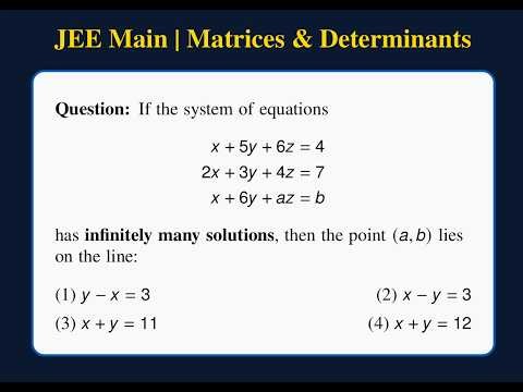 Cramer's Rule 🔥 System of Linear Equations for JEE Main | Matrices & Determinants