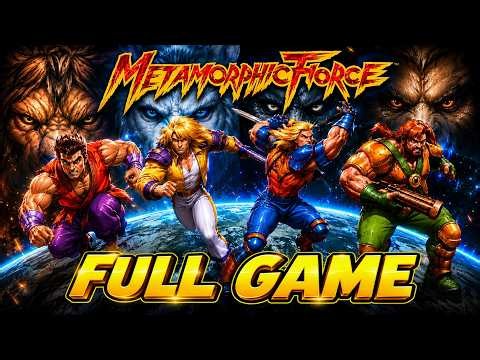 METAMORPHIC FORCE - FULL GAME WALKTHROUGH GAMEPLAY NO COMMENTARY (ARCADE)
