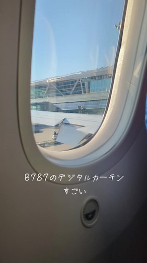 Amazing B787 window with electronic shades