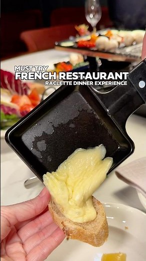 [ MUST TRY ] THIS FRENCH RESTAURANT DOING RACLETTE DINNER 🧀