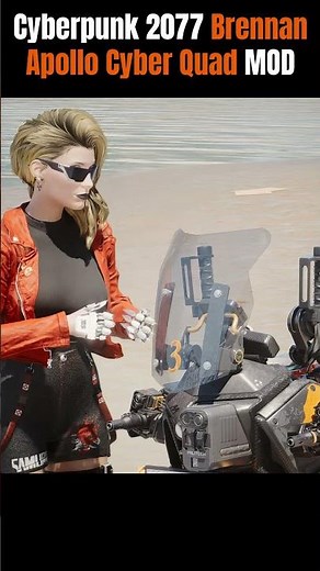Cyberpunk 2077 Brennan Apollo Cyber Quad MOD #cyberpunk #gaming #cyberpunk2077gameplay