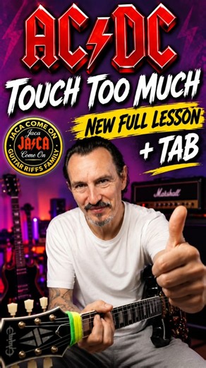 AC/DC Touch Too Much – Learn All the Guitar Riffs! ⚡
