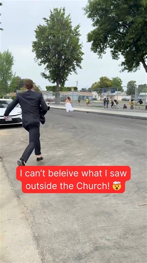 Bride escapes frantic Groom! 😱 #bridetobe #wedding #carchase | Jamie and Blake