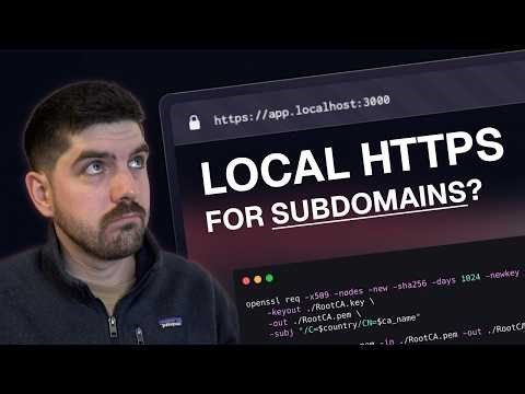 Local SSL/HTTPS in Next.js • Works for Subdomains!