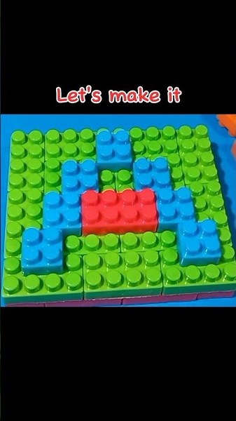 Satisfying DIY Lego Alphabet A building for kids #lego #legobuilding #buildingblocks #legokids #kids
