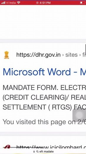 Eft Bank mandate | how to create eft bank mandate document