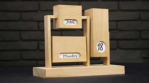 8.1K views · 99 reactions | In today's video I want to show you how to make amazing perpetual calendar from wood. It shows date, week day and month. The best thing that this calendar never will be out of date! All needed measurments are included in this video. Don't wait, build your own endless calendar | The Q | Facebook