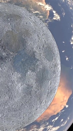 6M views · 78K reactions | A rare moment was captured showing the Moon passing in front of Earth as seen from space.From this view, Earth shines bright with oceans and clouds, while the Moon appears dark and silent.This alignment reminds us how beautifully balanced our solar system is.Two worlds moving together in space one full of life, the other calm and still. #space #SpaceX #NASA #fblifestyle | Cosmic Adventure | Facebook