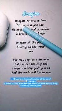 Easy English Karaoke | Imagine (3) – Sing & Learn English