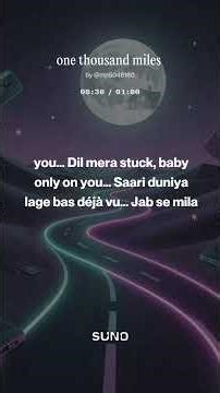 One Thousand Miles By Manish Pandey #movie #viralvideo #trending