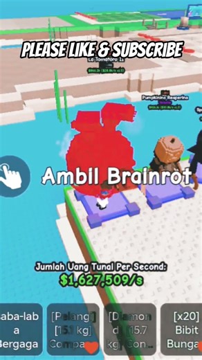 ambin brainrot besar di roblox #roblox #newgameinroblox