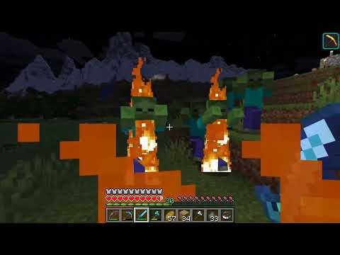 Zombie siege in minecraft