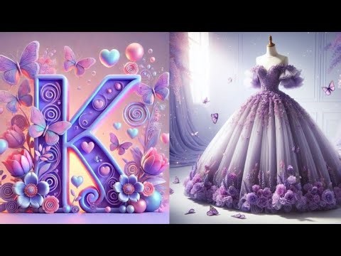 choose your faster name letter see and beautiful gown your