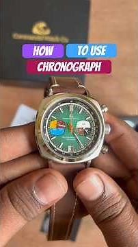 How to use chronograph watch? Part 1