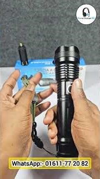 P50 Rechargeable LED Torch Light - Royal Gadget BD| Super Bright LED Light| Type C Rechargeable