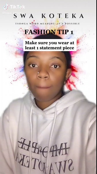 Fashion Tip 1 #greenscreen #fashioneducation #fashiontips #swakoteka #tsongatiktok🔥🔥🇿🇦