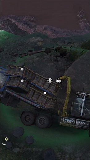 About To Tip Over And No Winch Point Nearby? - Quick Tips | SnowRunner #shorts