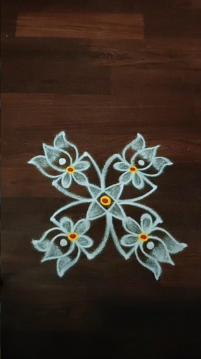 Simple Rangoli designs for Daily Purpose 🌺#rangoli #kolam #dailyrangoli #shorts #trending