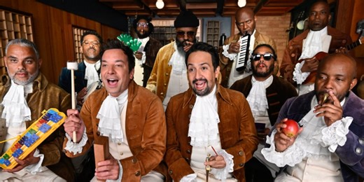 Video: Lin-Manuel Miranda, Jimmy Fallon, & The Roots Perform a 'Classroom Instruments' HAMILTON Medley