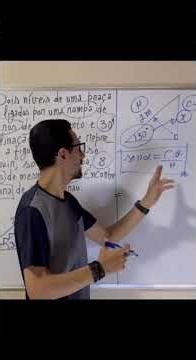 Montando razão trigonométrica #matemática #fyp #foryou #foryoupage #foryou #matematica #enem