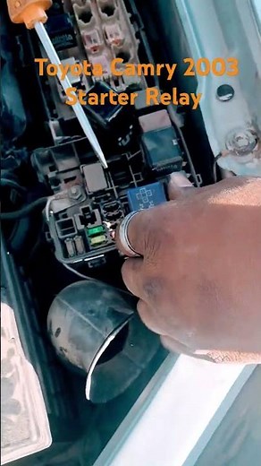 Toyota Camry 2003/06 Starter Relay And fuse #video #viralvideo #viralshort #trendingshorts #thanks