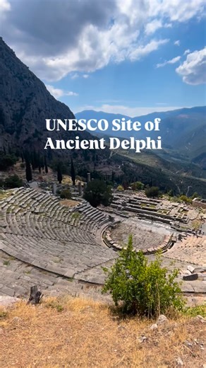 Ancient Delphi is on Mainland Greece and was home to the Sanctuary of Delphi and the Oracle of Apollo. A UNESCO Site, the incredible location on Mount Parnassus is extraordinary. 🚐 Our visit was in August, entry €20 🚐 Parking limited but we managed to find roadside parking for the visit (no overnight) 🏕️There are campsites on the outskirts of the new town - some did offer transport to Ancient Delphi. . #ancientdelphi #ancientgreece #mainlandgreece #greece #historicplaces #ancienthistory #ruin