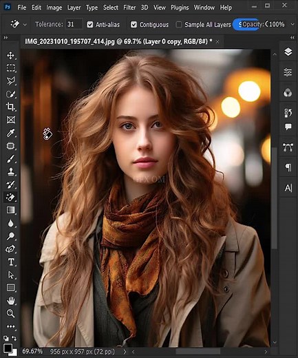 Photoshop Tutorial: Refining Hair and Removing Background