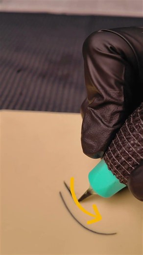 Techniques for pulling curved tattoos #tattooforbeginners #tattootechniques