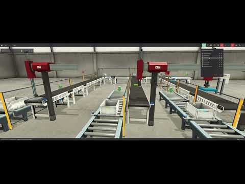 Automated Industrial Sorting & Robotic Packaging System | PLC Control & Factory I/O
