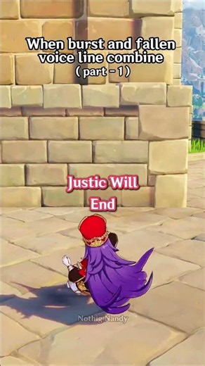 When Genshin Burst and Fallen Voice Lines Combine Part 1 #genshinimpact #hoyovers