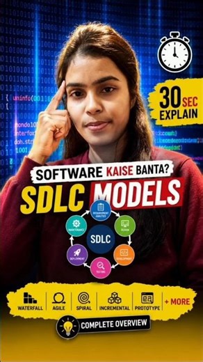 👉 “Software Kaise Banta Hai? | SDLC Models in 30 Sec 🔥”