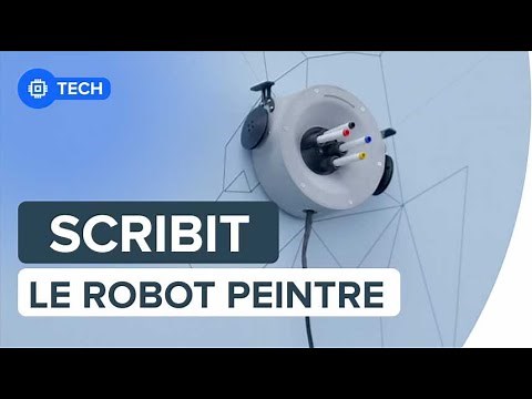 Scribit : un robot peintre qui décore les murs à volonté | Futura