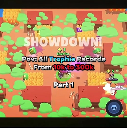 Pov: All Trophie Records From 10k to 300k #BrawlStars #fy #viral #Esport #Germany
