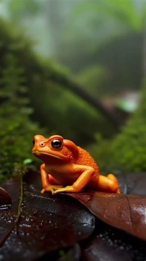 Golden toad 🐸 #ancientanimals
