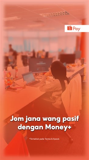 Biarkan duit bekerja untuk anda 💸. Inilah masanya untuk menjana pulangan harian hingga 6% per annum. Anda hanya perlu aktifkan Money di ShopeePay serendah RM10 hari ini. Ketahui caranya di sini: https://shopee.com.my/m/moneyplusbonus *Tertakluk kepada kriteria kelayakan. Untuk maklumat lanjut, sila rujuk Terma & Syarat Money serta Soalan Lazim (FAQ) di laman Money . #ShopeeMY #ShopeePayMY | ShopeePay