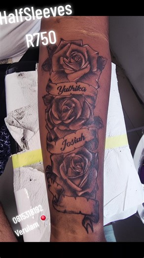Beautiful Half Sleeve Tattoos for R750