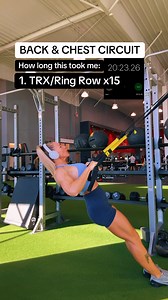 This got me so good yesterday and only took 20 minutes. #weightlifting #gym #workout #fitness #backworkout #chestworkout #circuitworkout | Coach Tara Garrison