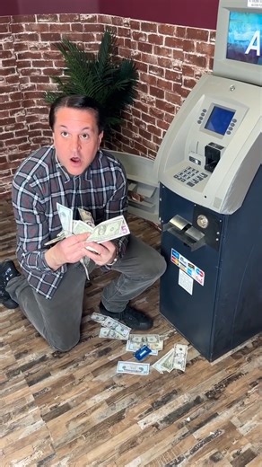 ATM giving money away . . #comedyskit #funnyskit #moneymachine | The Fun Police