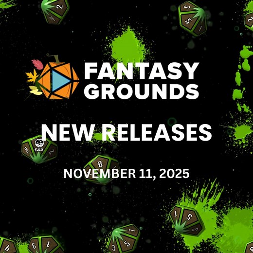 🍁 Feast on fresh adventures! Fantasy Grounds VTT adds flavor to your adventures with the latest releases. 🗺️ https://www.fantasygrounds.com/store/#TopSellers | Fantasy Grounds