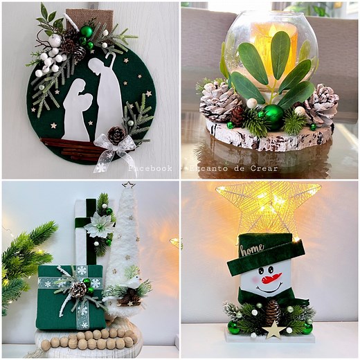 2.6M views · 28K reactions | Ideas para la Navidad | Centro de mesa Navideño  | Encanto DIY | Facebook