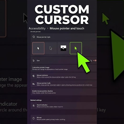 Customize Your Windows Mouse Cursor