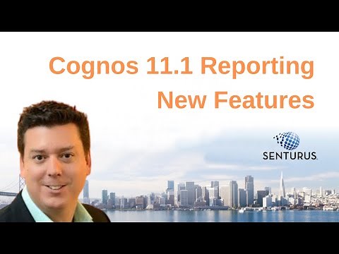 Cognos Analytics 11.1: Reporting Features
