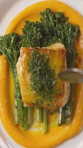 Chilean Sea Bass & Grilled Broccolini