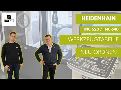 HEIDENHAIN Werkzeugtabelle konfigurieren