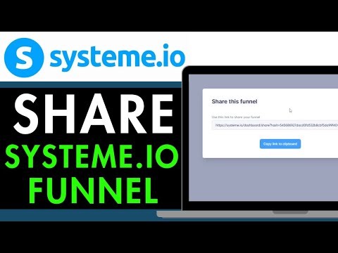 How To Share Systeme.io Funnel 2025 (Beginner's Guide)